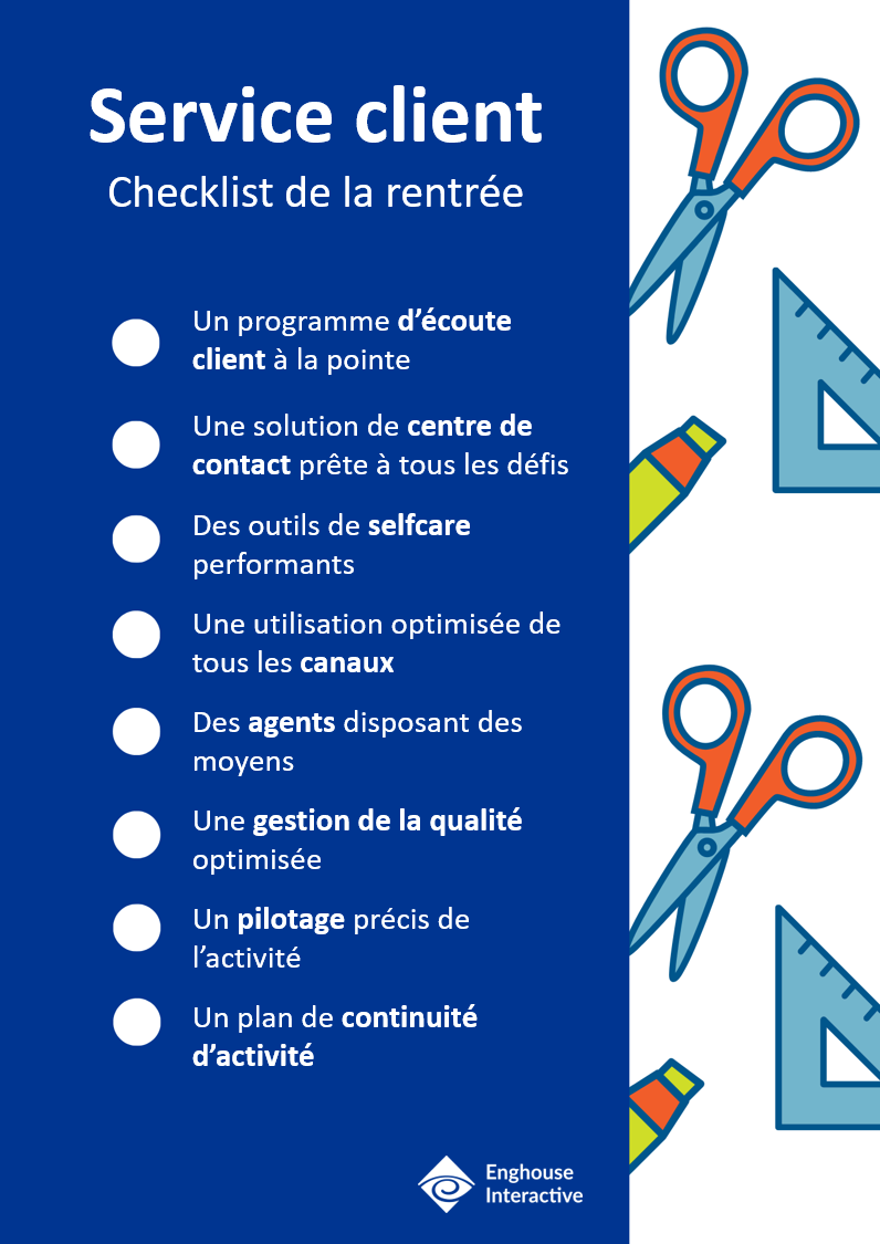 Service client : checklist imagée 